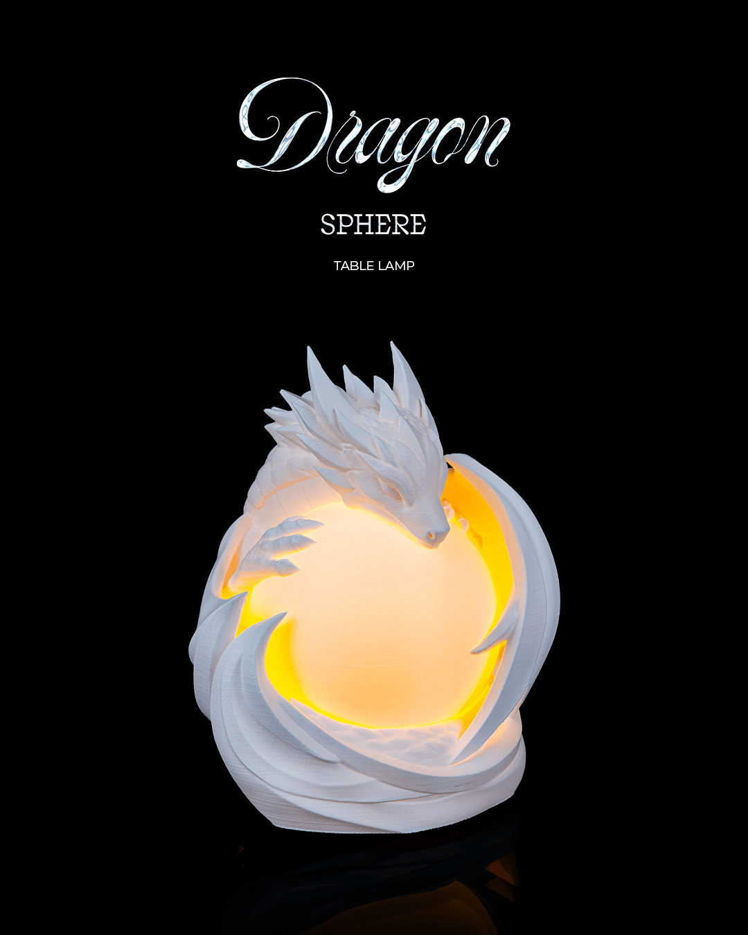 Dragon Sphere - Table Lamp