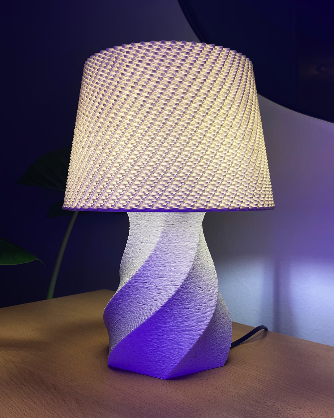 Julian Table Lamp - Fuzzy Skin