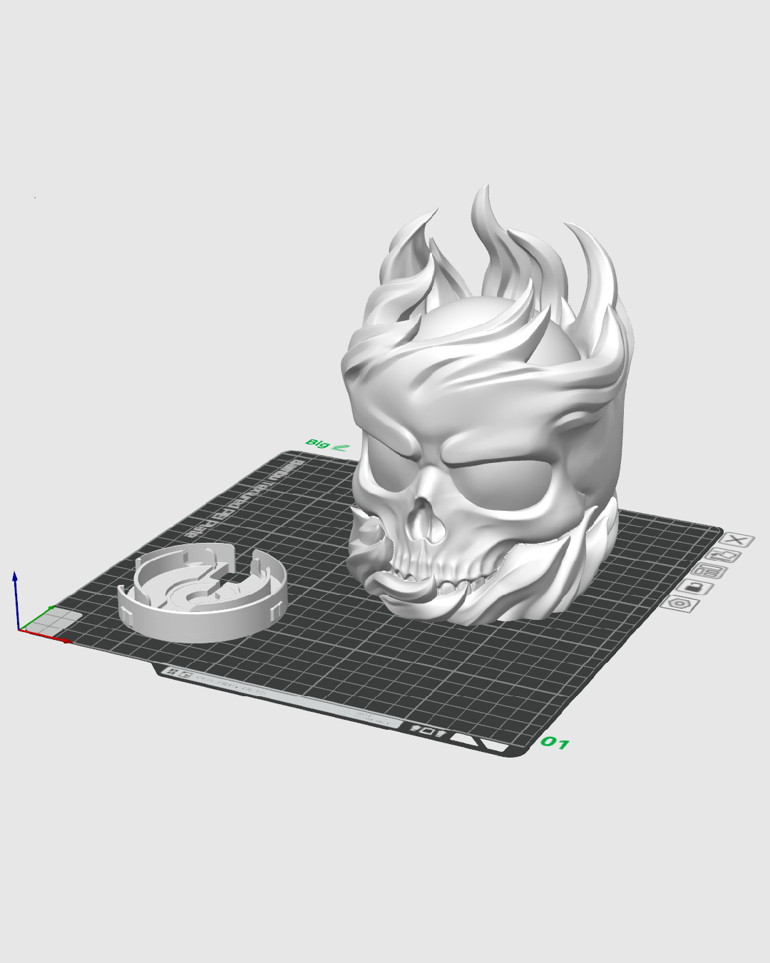 Skull Sphere - Table Lamp - 10