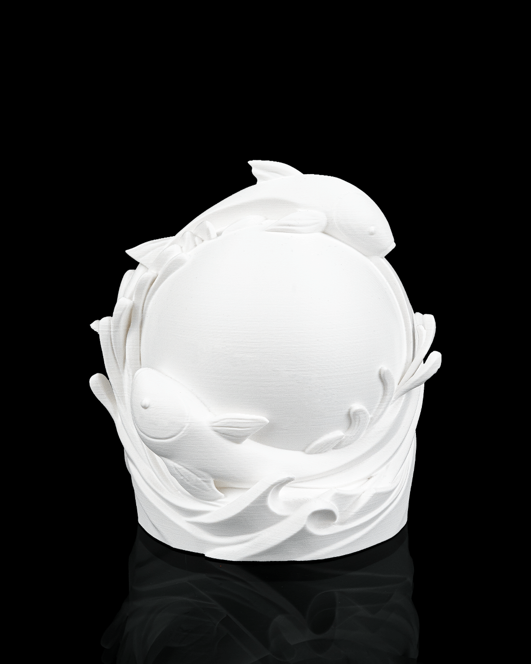 Twin Fish Sphere - Table Lamp - 6